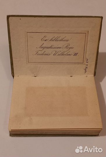 Антикварная книга 1838 Готский альманах