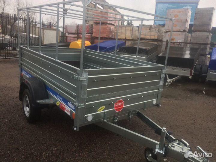 Прицеп легковой Старт 2515 с 2-ым бортом самосвал
