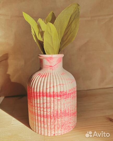 Ваза из гипса в стиле Сканди