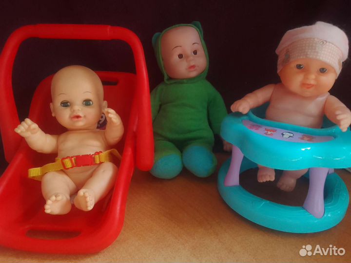 Куклы лотом 3 шт