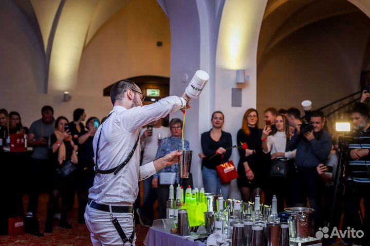 Бармен шоу на праздник в Москве