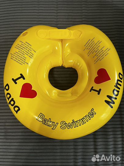 Круг для плавания на шею для новорожденных