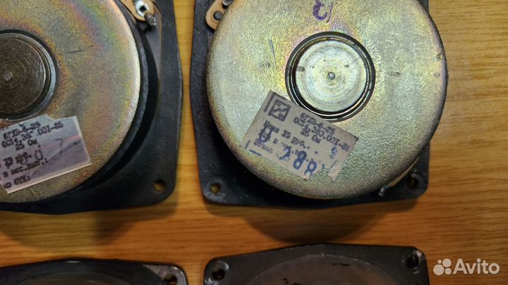 Динамики вч 6гдв-6 25 ом, 10гдв-35 16 ом