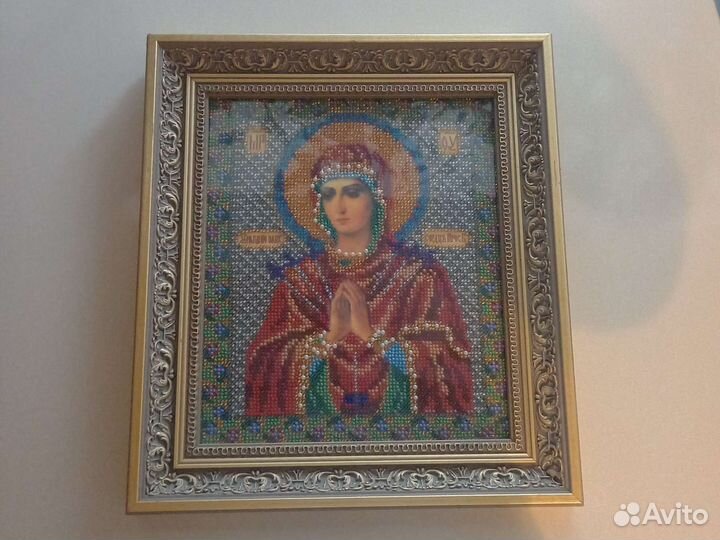 Икона вышитая бисером