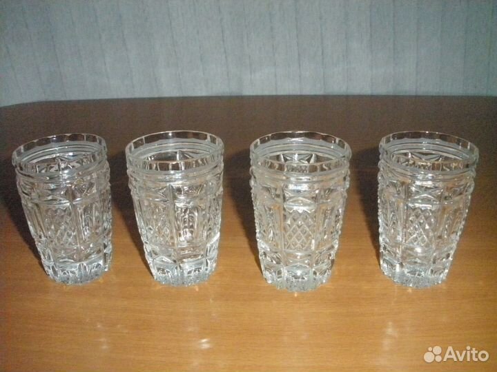 Стопки хрустальные 4 / 80 мл