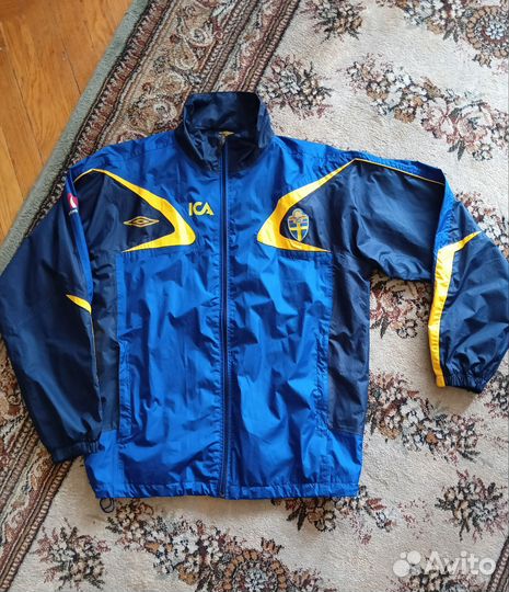 Футбольная ветровка umbro FC Sweden винтаж
