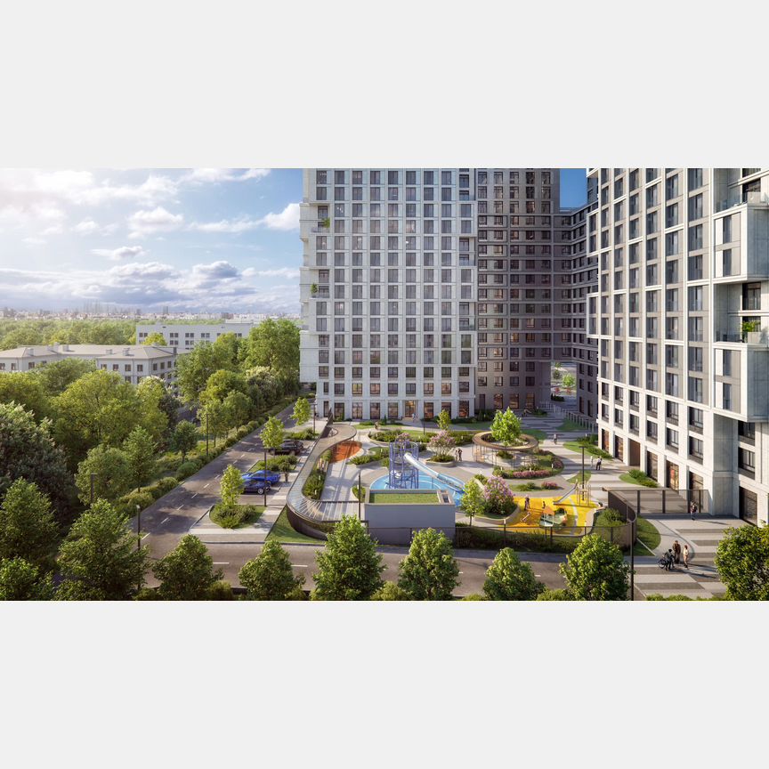 3-к. апартаменты, 67,3 м², 3/20 эт.