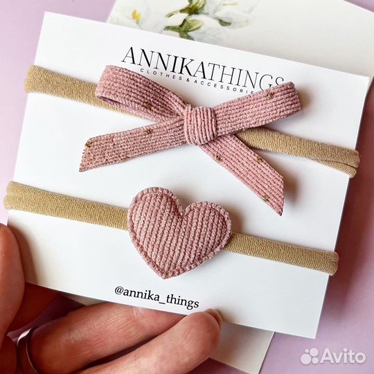 Бантики, повязки для волос, для девочек