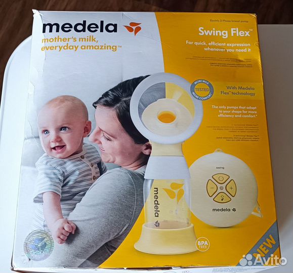 Молокоотсос электрический medela swing flex