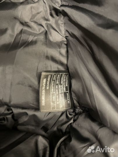 Пуховик мужской серый цвет