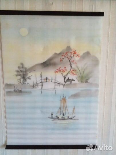 Картина на шелке