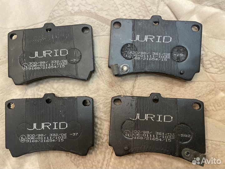 Тормозные колодки jurid 572145j mazda