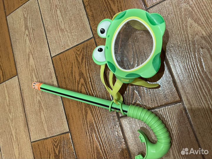 Маска для подводного плавания с трубкой детская