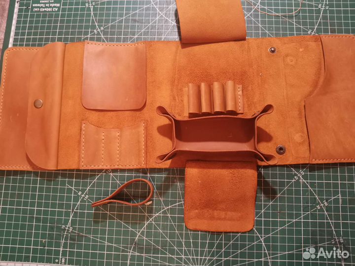 Кисет для табака и трубок с акссесуарами