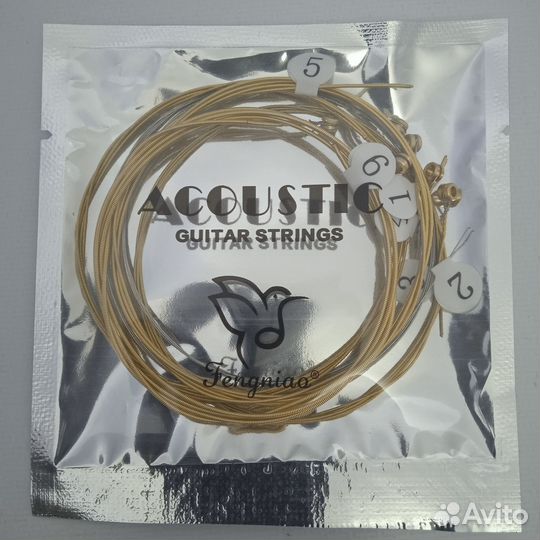 Комплект струн для акустической гитары 6 струнной