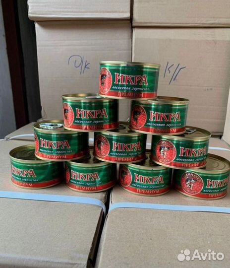 Икра структурированная красная