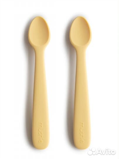 Mushie посуда детская силиконовая