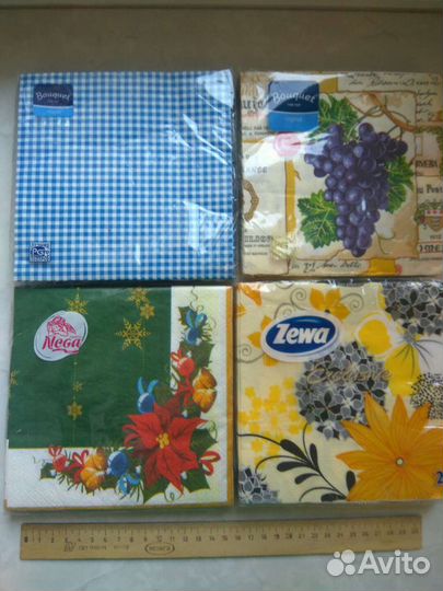 14 упаковок пачек Салфетки обеденные