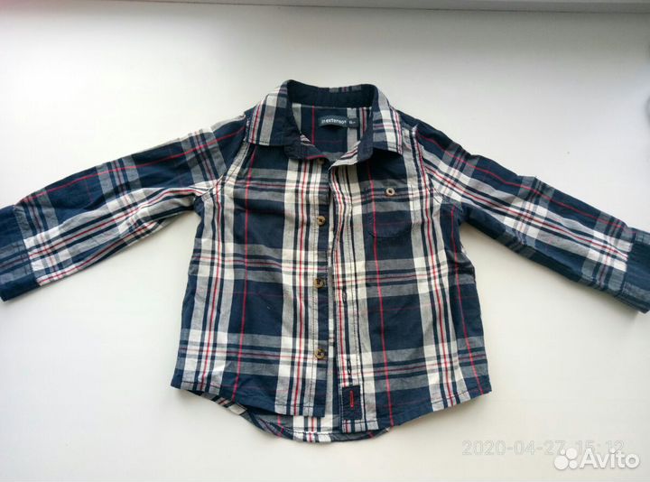 Рубашки 2 шт детская на мальчика