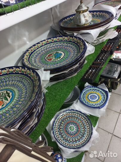 Узбекская посуда. Риштанская керамика