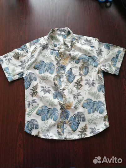 Детская одежда; рубашка и шорты голубого цвета