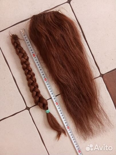 Волосы натуральные 123 гр