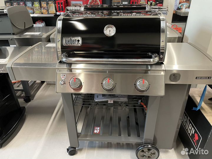 Гриль газовый Weber Genesis II E-310 GBS черный