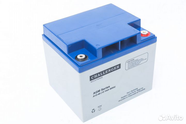 Аккумулятор для ибп AGM 40 а/ч challenger