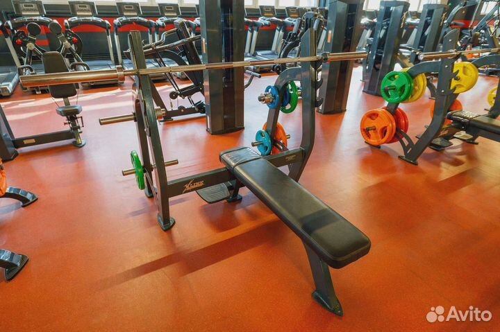 XR304 скамья для жима горизонтальная X-line R