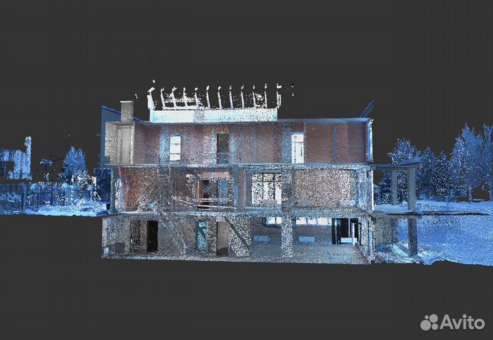 Лазерное сканирование, обмеры, создание 3д модели