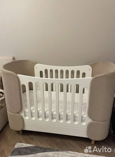 Детская кроватка трансформер ellipse kidi soft