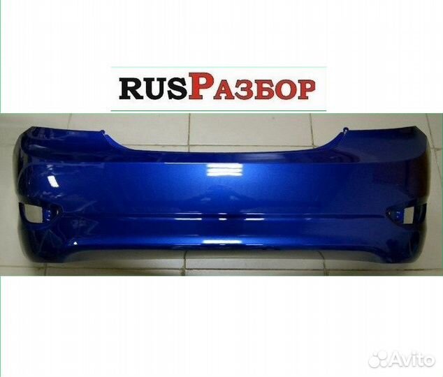 Бампер Задний Хендай Солярис окрашенный в цвет