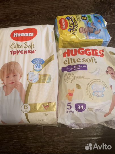 Подгузники huggies