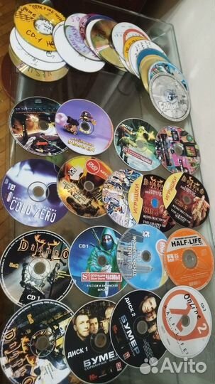 Компьютерные игры на дисках одним лотом