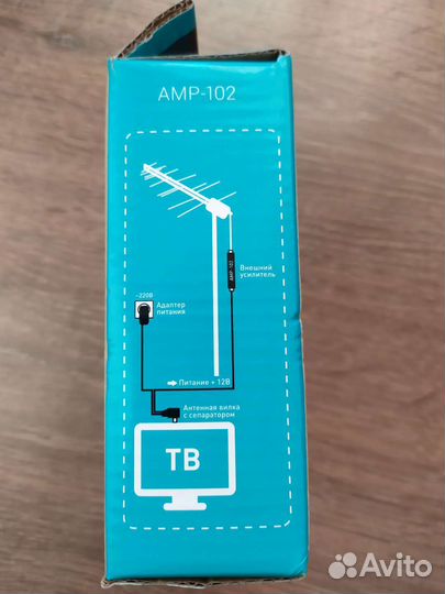 Усилитель антенный, усилитель тв сигнала, новый