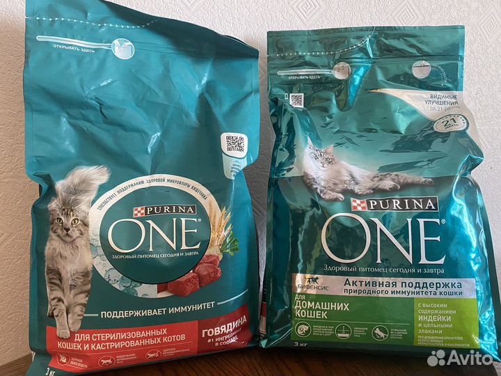 Корм для кошек purina one