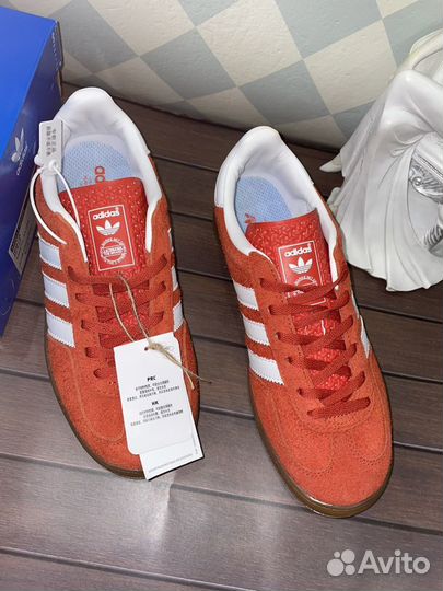 Кроссовки Adidas Gazelle indoor красный