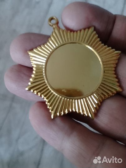 Медаль 8-лучевая звезда Gold