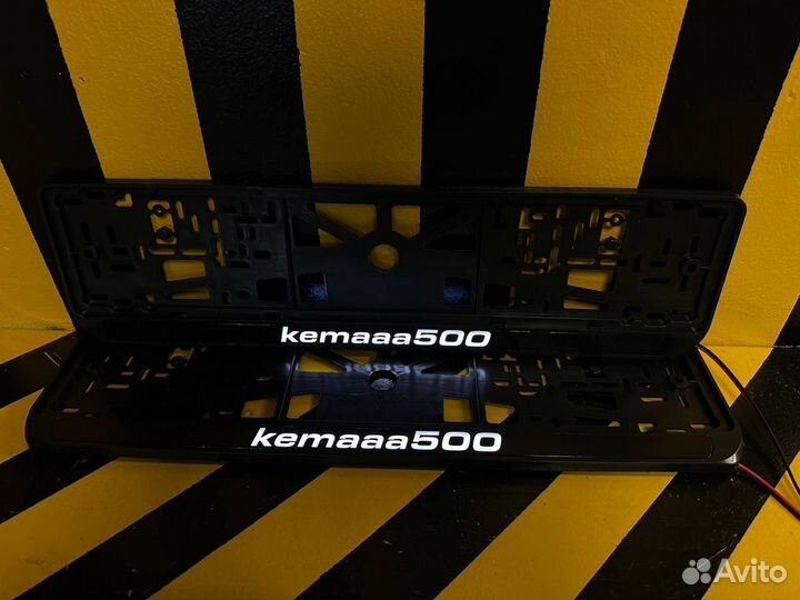 Номерная рамка с вашим логотипом