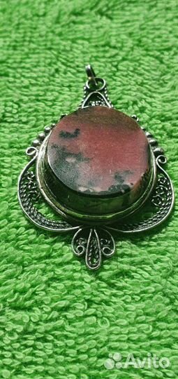 Кулон/ Подвеска яшма СССР
