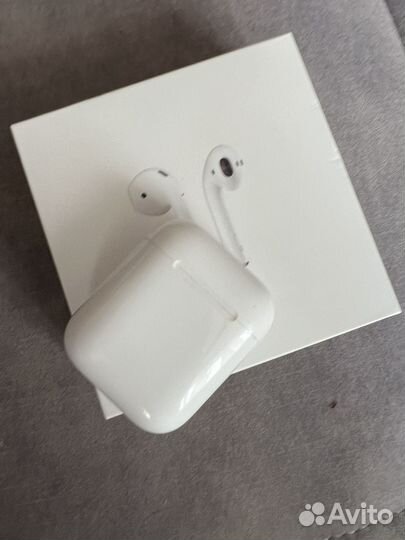 Беспроводные наушники apple airpods 2