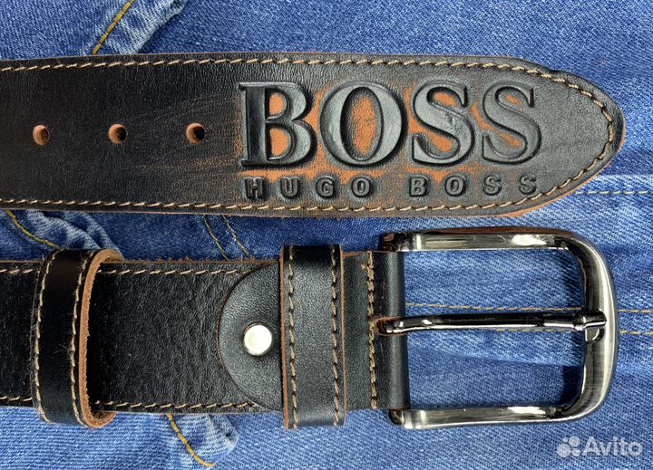 Ремень кожаный Hugo Boss