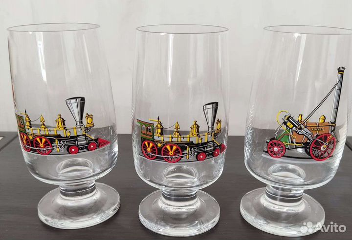 Фужеры чешское стекло