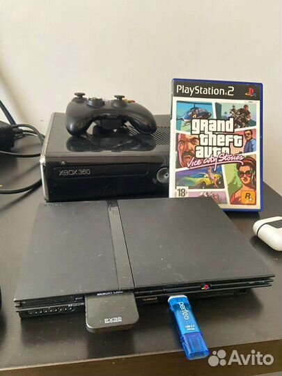 Sony PS2 с играми на USB флешке