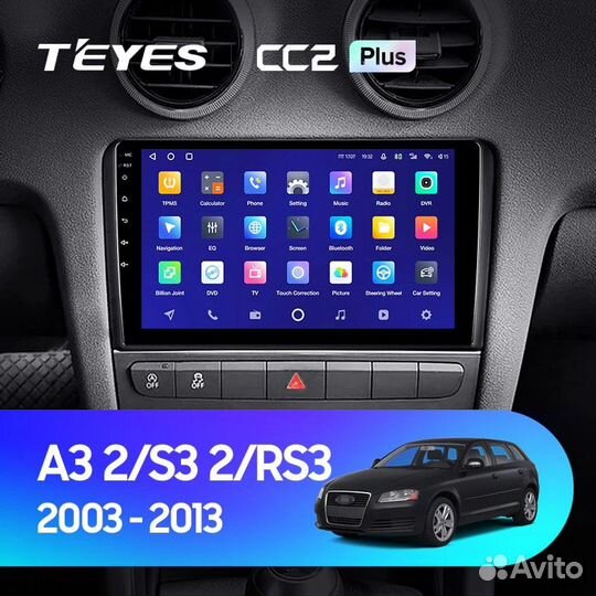 Магнитола Teyes CC2 plus 3/32 4G Audi A3 S3 RS3