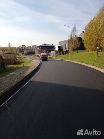 Асфальтирование и благоустройство дорога парковок