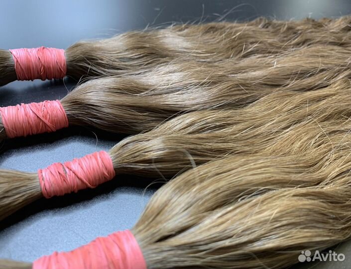 Славянские волосы для наращивания, волна, рассрочк