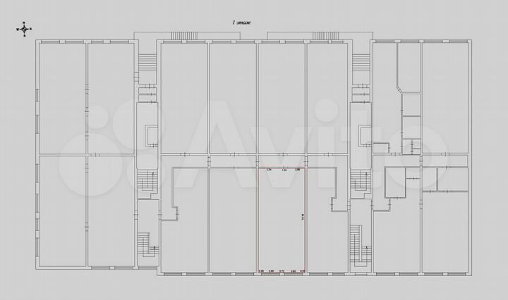 Помещение на 1 этаже, 116.5 м²