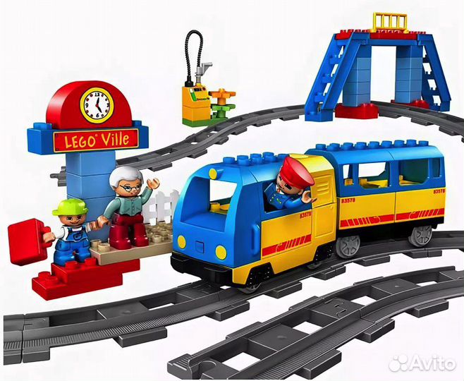 Lego поезд Duplo 5608 и Зоопарк 4962