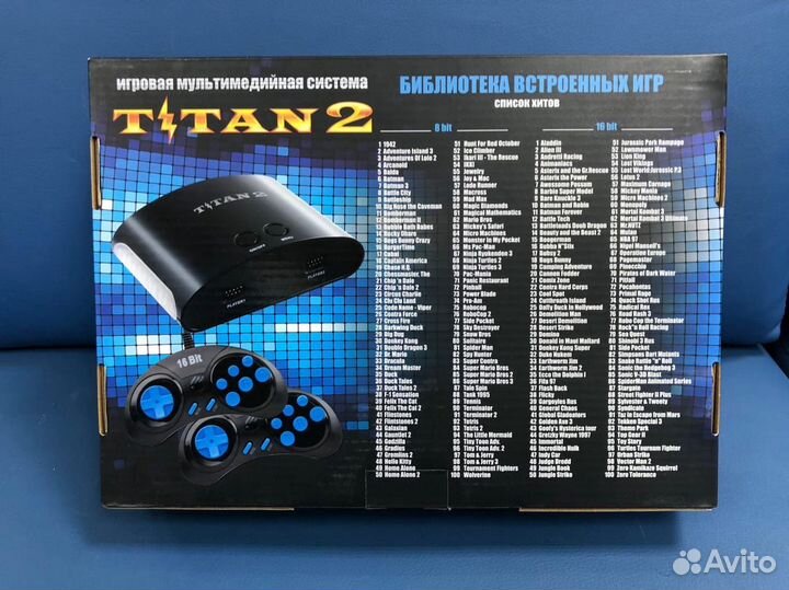 Приставка Titan 2 с встроенными играми Sega Dendy